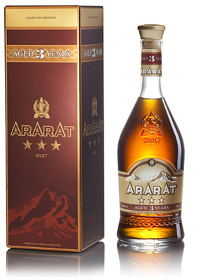 Brandy Ararat 3 stars 500ml, 40% Alc 